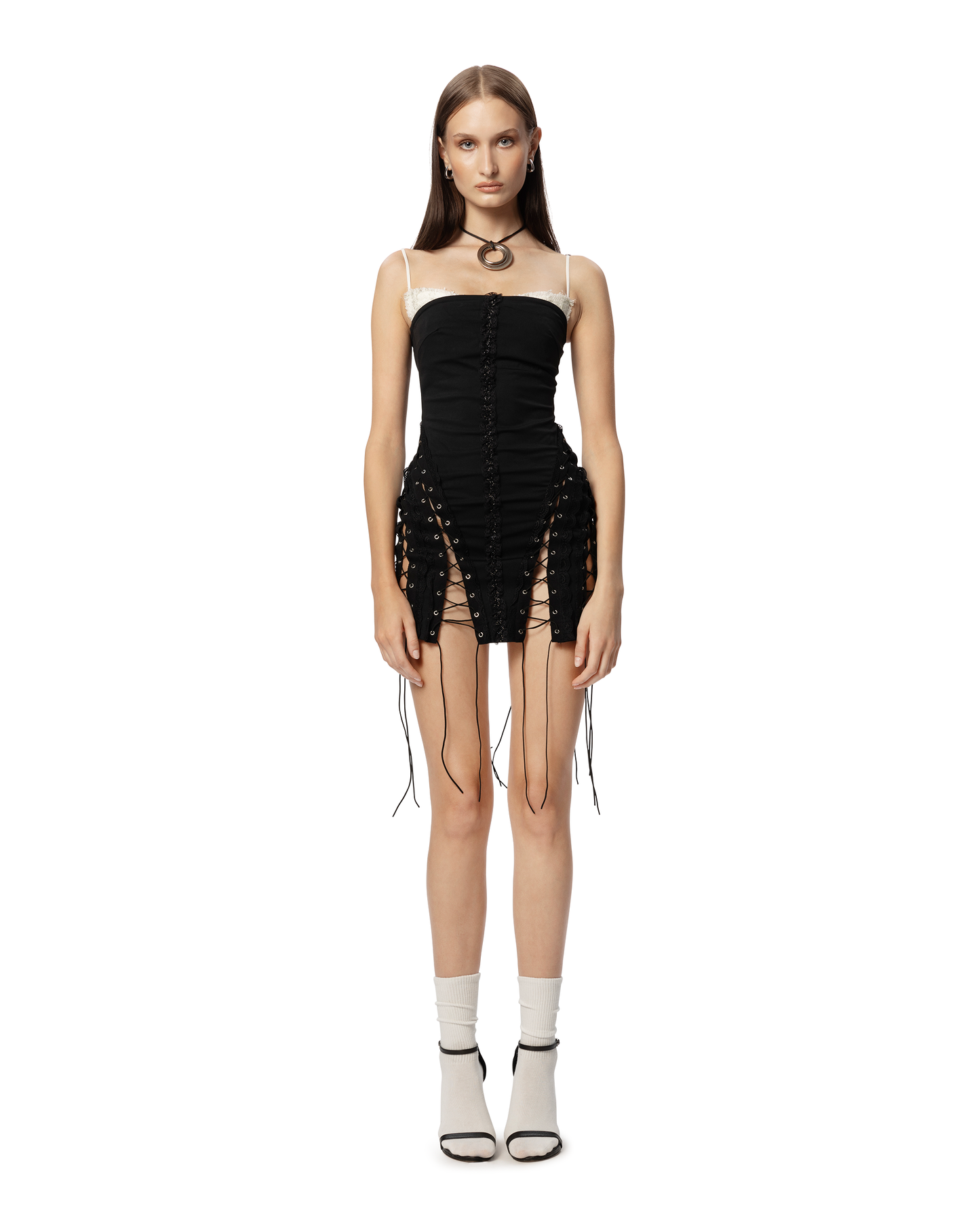 Sorry I'm Late Dress Black