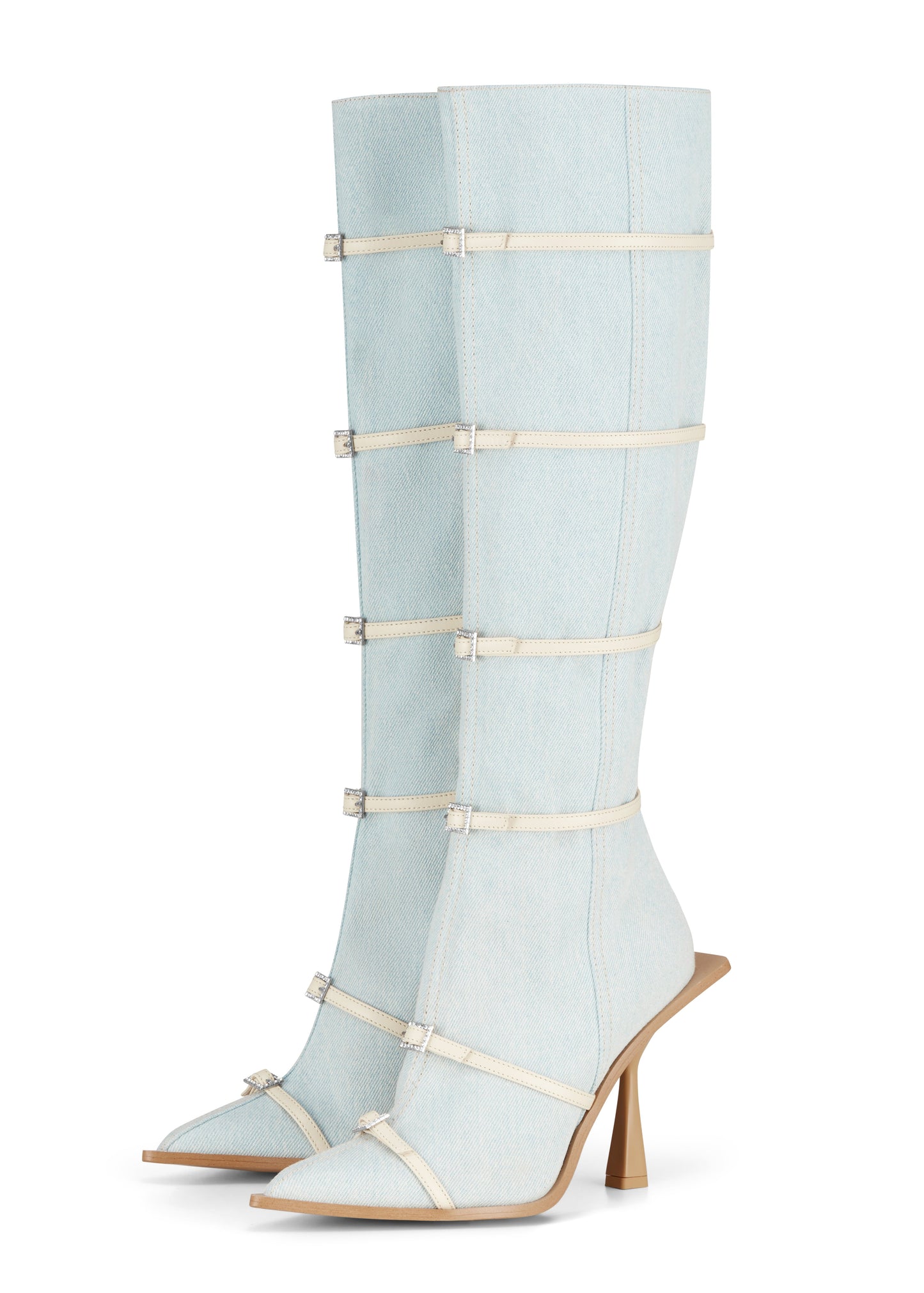 Daring Denim Boots