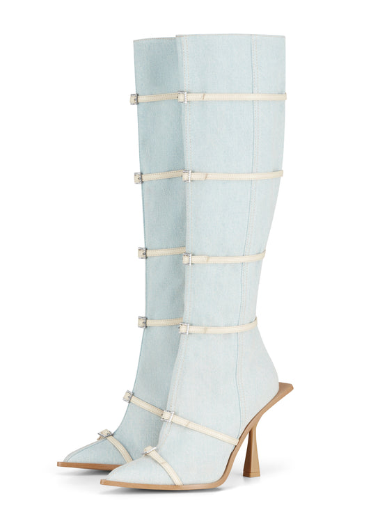 Daring Denim Boots