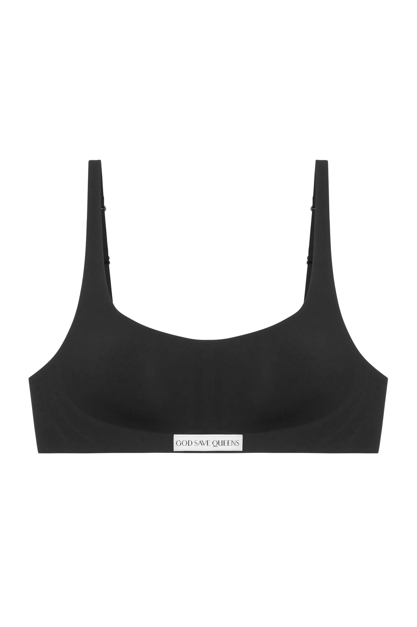 Second Skin Bralette Scoop-Neck Black