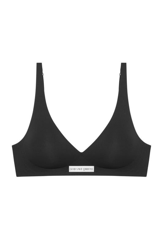 Second Skin Push Up Bralette Black