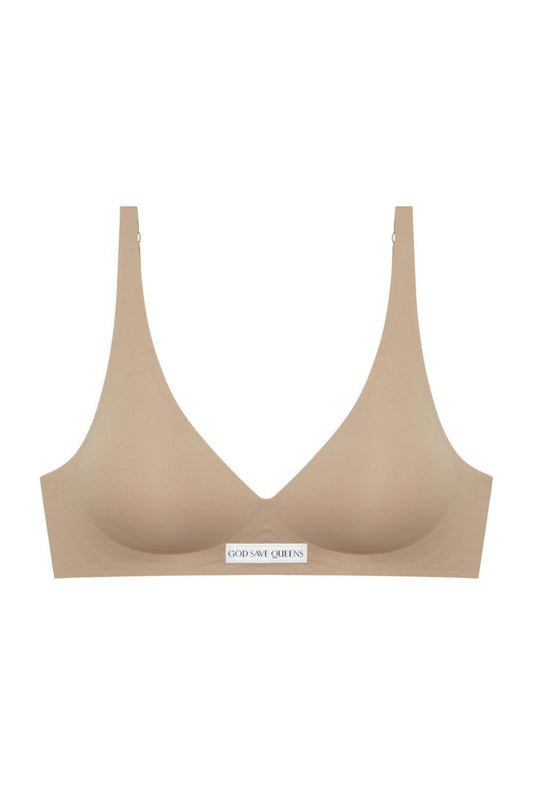 Second Skin Push Up Bralette Mocha