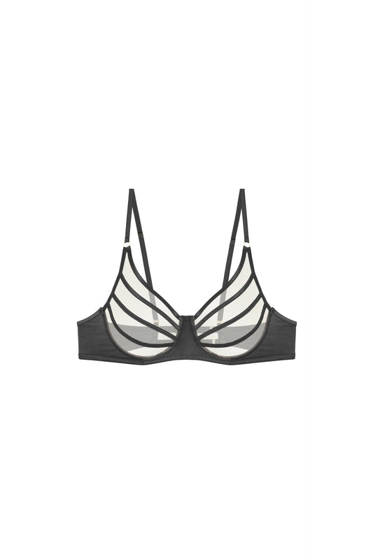 Forget Me Not Full Cup Bra Black