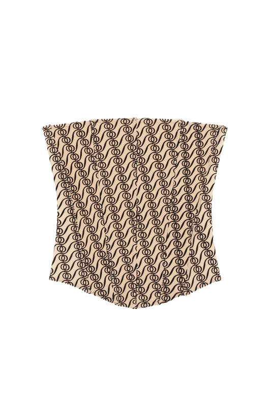 Alizee Strapless Corset Nude